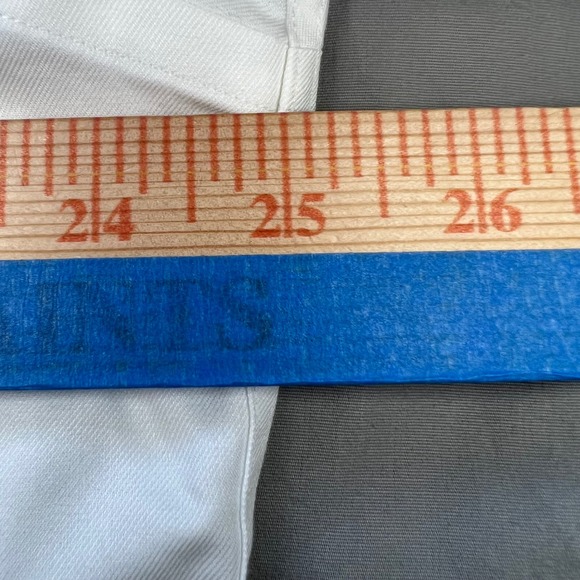 CHARLES TYRWHITT Mens White Slim Fit Non Iron Dress Shirt 17.5 36 XL French Cuff - Picture 10 of 13